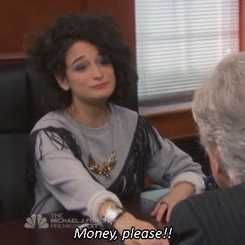 Mona lisa saying money please